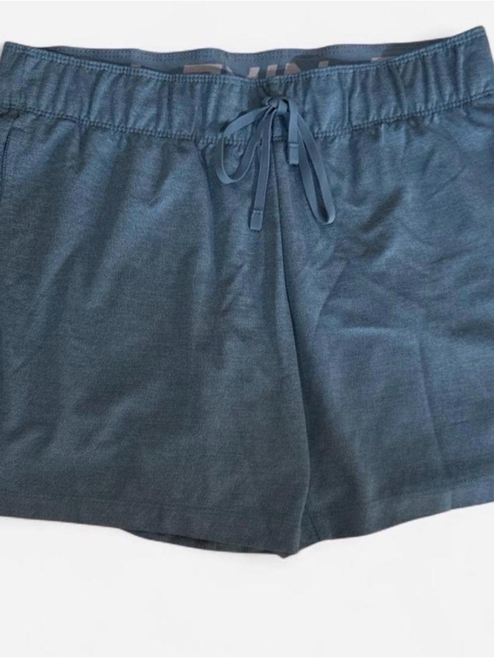 Nike Women's Slate Blue Drawstring Athletic Shorts